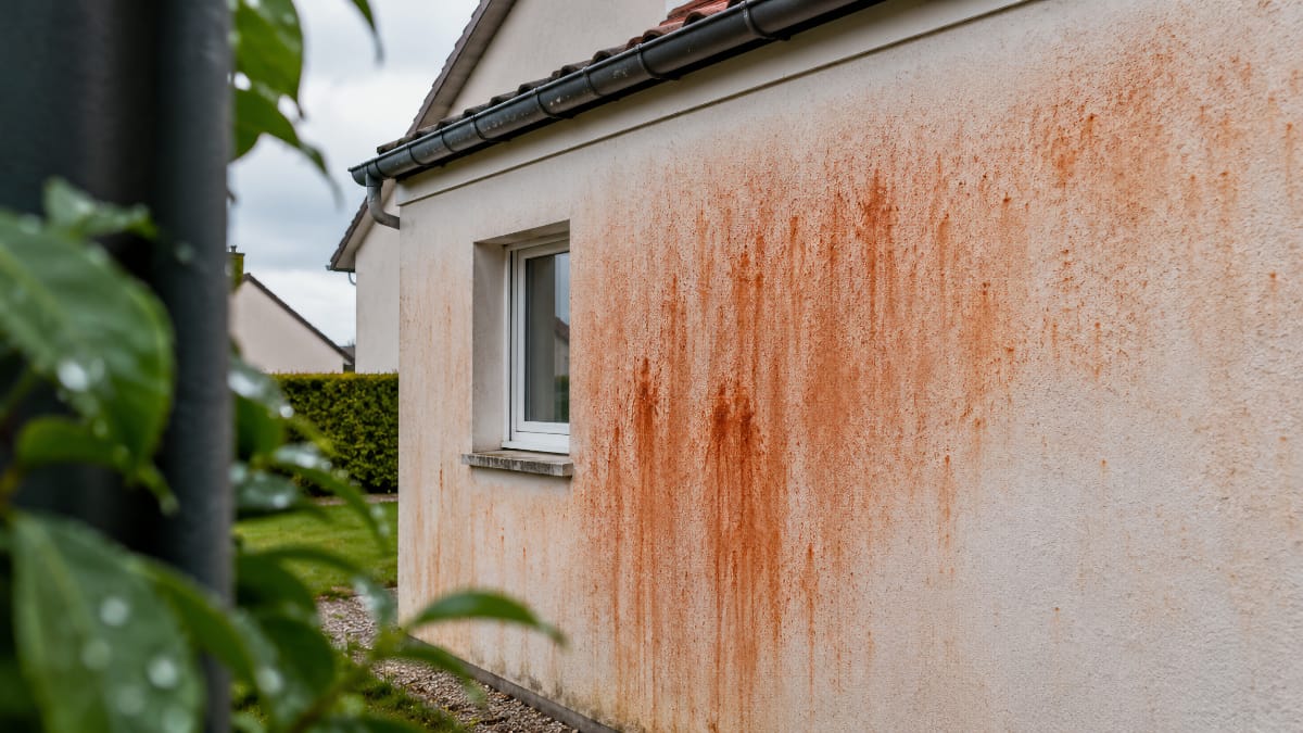 Algues rouges sur façade : pourquoi apparaissent-elles et comment les traiter ?
