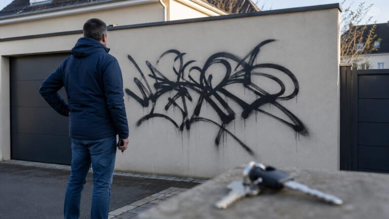 Graffiti sur une façade : comment enlever un tag sans abîmer le mur ?
