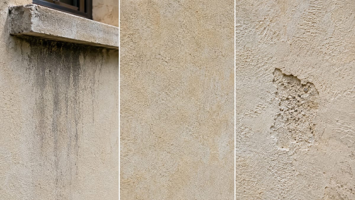 Différence entre salissure, patine naturelle et dégradation d’un enduit à la chaux